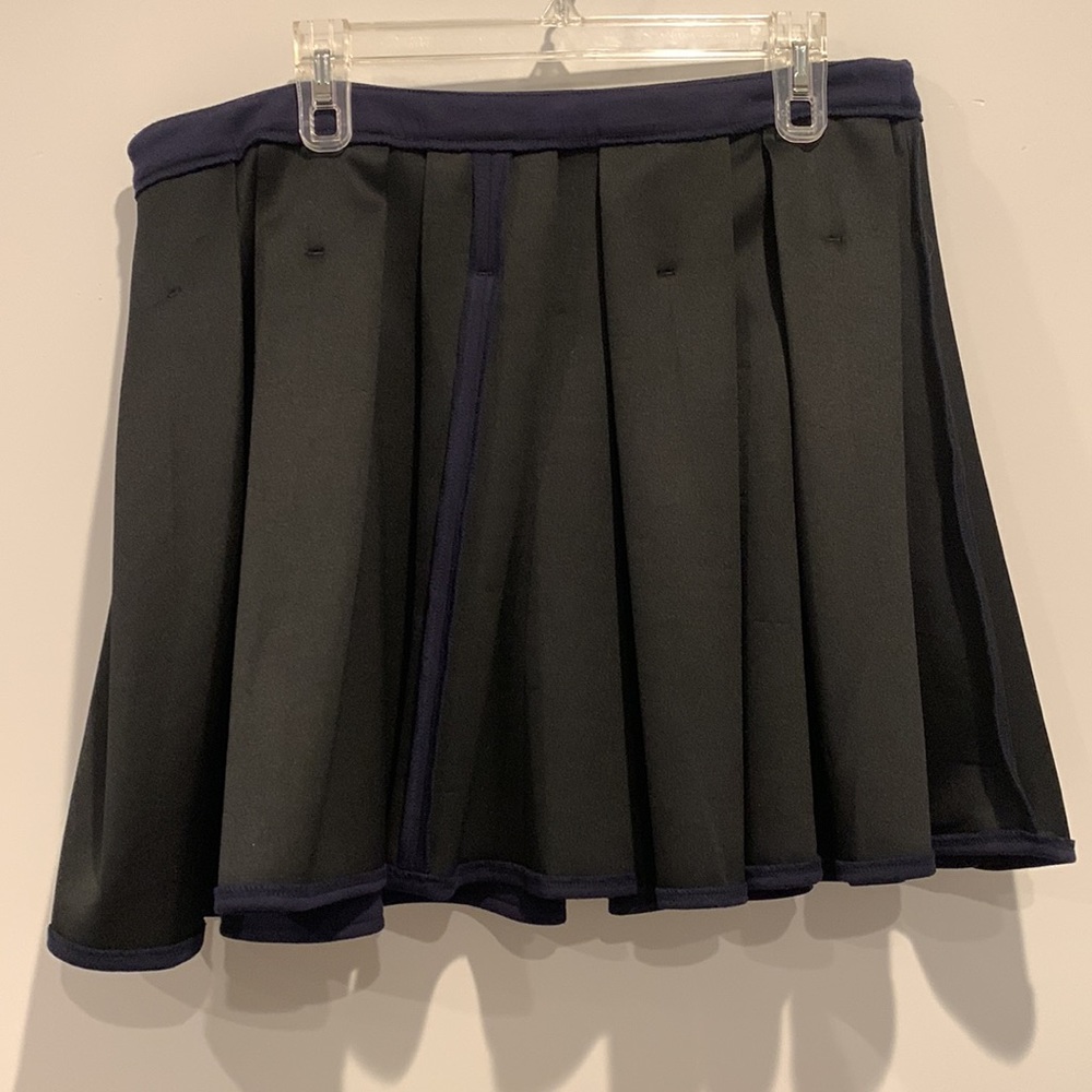 TT: Merona Navy Pleated Skater Skirt - Picture 6 of 15